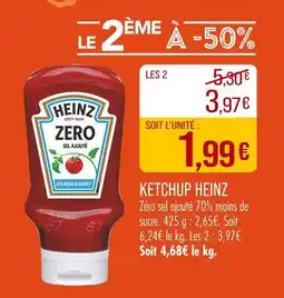 Match Heinz Ketchup offre