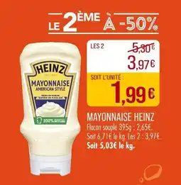 Match Heinz Mayonnaise offre