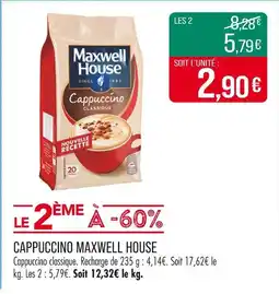 Match Maxwell House Cappuccino offre