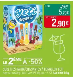Match YETI Sucettes rafraîchissantes à congeler offre