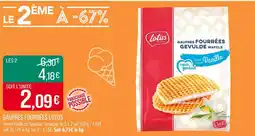 Match LOTUS Gaufres fourrées offre