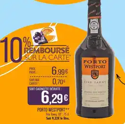Match Porto Westport offre