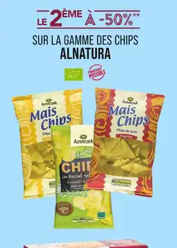 Match Alnatura Le 2ème à -50% sur la gamme des chips Alnatura offre