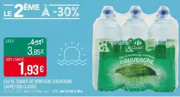 Match CARREFOUR CLASSIC’ Eau de source de montagne d'Auvergne offre