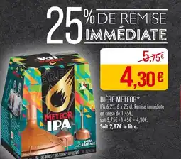 Match METEOR Bière offre
