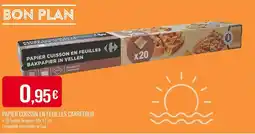 Match CARREFOUR Papier cuisson en feuilles offre
