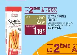 Match FLORELLI Grissini Torinesi offre