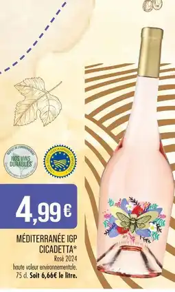 Match CICADETTA Méditerranée IGP offre