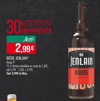 Match Jenlain Bière offre