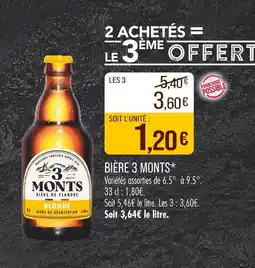 Match 3 MONTS BIÈRE offre