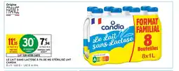 Intermarché CANDIA Le lait sans lactose à 1% de mg stérilisé uht offre