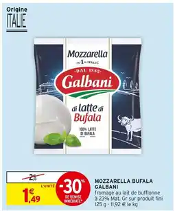 Intermarché Galbani Mozzarella bufala offre