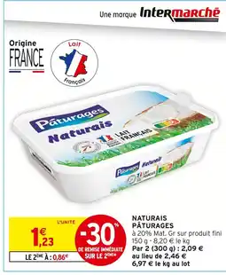 Intermarché PÂTURAGES Naturais offre