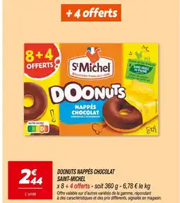 Netto Saint-Michel Doonuts nappés chocolat offre