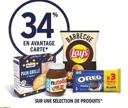 Intermarché 34% en avantage carte sur une séléction des produit offre
