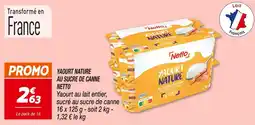 Netto Netto Yaourt nature au sucre de canne offre