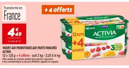 Netto Activia Yaourt aux probiotiques aux fruits panachés offre
