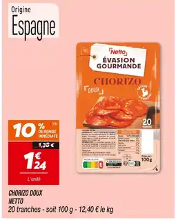 Netto Netto Chorizo doux offre