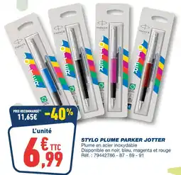 Bureau Vallée PARKER Stylo Plume Parker Jotter offre
