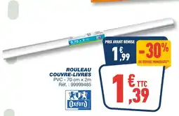 Bureau Vallée OXFORD Rouleau couvre-livres offre
