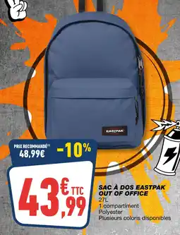 Bureau Vallée EASTPAK Sac à dos Out of Office offre
