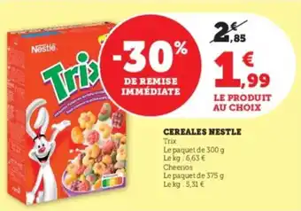 Super U Cereales nestle offre