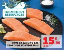 Super U Pavé de saumon des fjords de norvege u offre