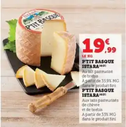 Super U P'tit basque istara offre