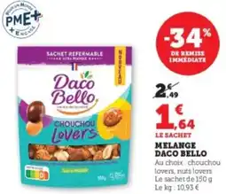 Super U Melange daco bello offre
