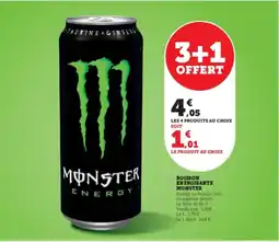 Super U Boisson energisante monster offre