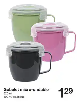 Zeeman Gobelet micro-ondable offre