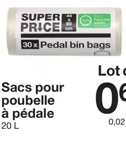 Zeeman Sacs pour poubelle à pédale offre