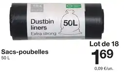 Zeeman Sacs-poubelles offre