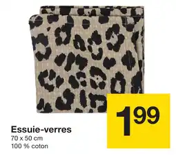 Zeeman Essuie-verres 70 x 50 cm offre