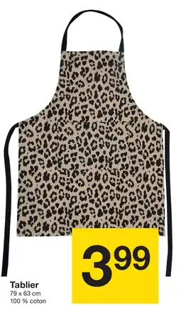 Zeeman Tablier 79 x 63 cm offre