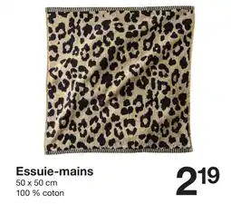 Zeeman Essuie-mains 50 x 50 cm offre