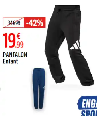 Intersport Pantalon enfant offre