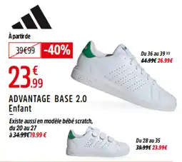 Intersport Advantage base 2.0 enfant offre