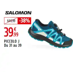 Intersport SALOMON Piccolo j du 31 au 39 offre