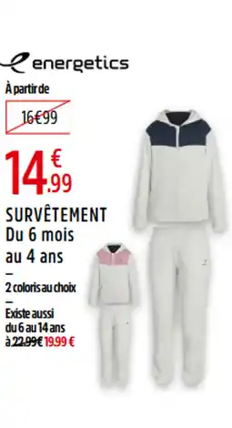 Intersport Survêtement du 6 mois au 4 ans offre