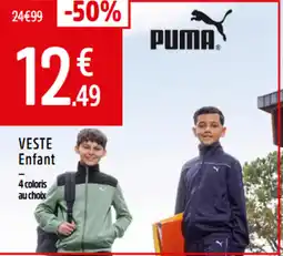 Intersport PUMA Veste enfant offre