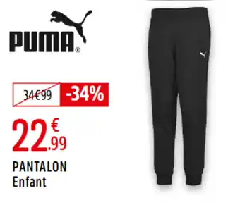 Intersport PUMA Pantalon enfant offre