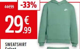 Intersport NIKE Sweatshirt enfant offre