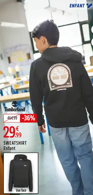 Intersport TIMBERLAND Sweatshirt enfant offre