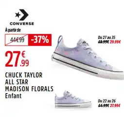 Intersport CONVERSE Chuck taylor all star madison florals enfant offre