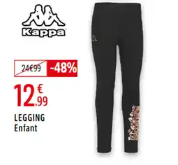 Intersport KAPPA Legging enfant offre
