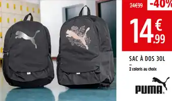 Intersport PUMA Sac à dos offre