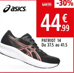 Intersport ASICS Patriot 14 du 37.5 au 41.5 offre
