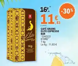 E.Leclerc CAFÉ GRAINS ELITE ESPRESSO BAR offre