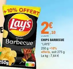 E.Leclerc Chips Barbecue Lay's offre